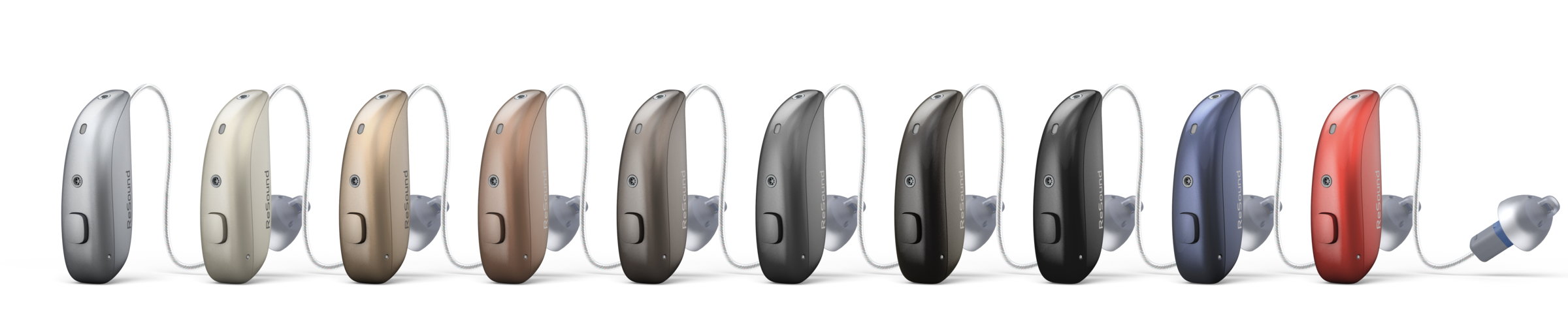 ReSound Sensia microRIE hearing aid colors