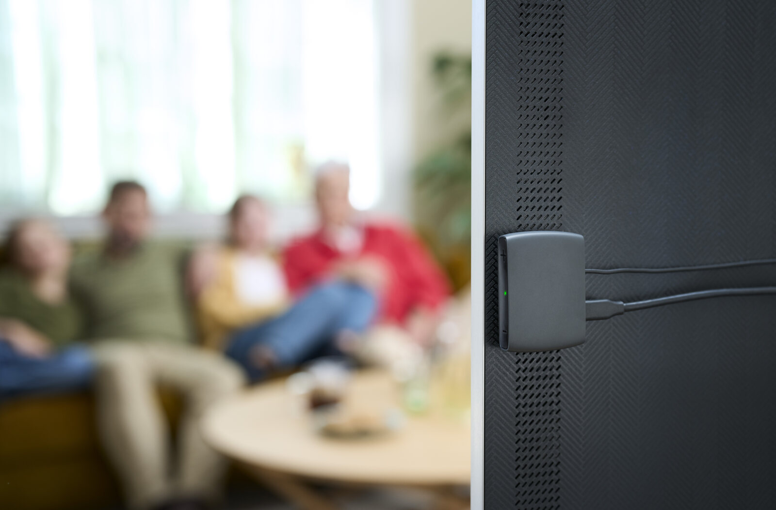 ReSound TV-Streamer+ connected to a television